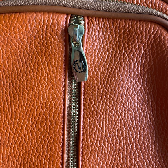 Valentina genuine Italian pebbled leather backpack/ shoulder purse - Picture 3 of 7